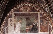 Barna da Siena The Annunciation oil on canvas